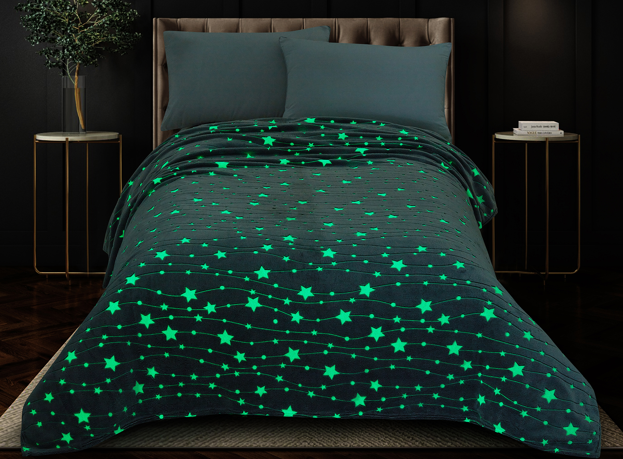Плед tango moonlight 200x220 светится в темноте 3064-11-1